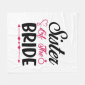 Couverture Polaire Soeur mariage De La Mariée (Devant (Horizontal))
