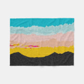 Couverture Polaire Soeurs au coucher du soleil (Devant (Horizontal))