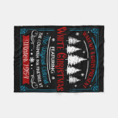 Couverture Polaire Soeurs White Christmas Movie 1954 Pajamas Holiday (Devant (Horizontal))