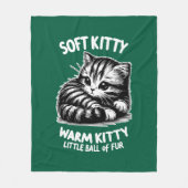 Couverture Polaire Soft Kitty (Devant)