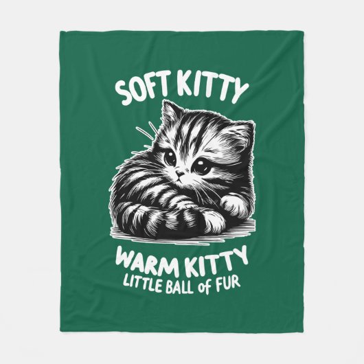 Couverture Polaire Soft Kitty (Devant)