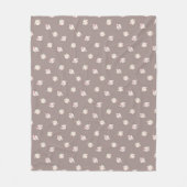 Couverture Polaire Soft Neutral Sheep Baby Blanket - Cute Nursery (Devant)