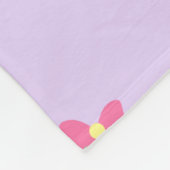 Couverture Polaire soft pastel polka dots and bows (Coin)