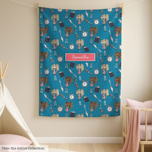 Couverture Polaire Soft retour à la toison de l'école pour petite fil