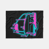 Couverture Polaire Softball Catcher Drip Ice Cream Mask Sprinkles Gam (Devant (Horizontal))