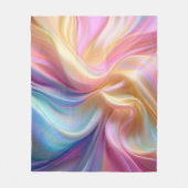 Couverture Polaire Soie pastel colorée (Devant)