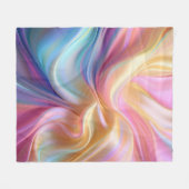 Couverture Polaire Soie pastel colorée (Devant (Horizontal))