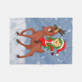 Couverture Polaire Soin de Noël (Devant (Horizontal))