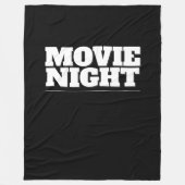 Couverture Polaire Soirée Cinéma (Devant)