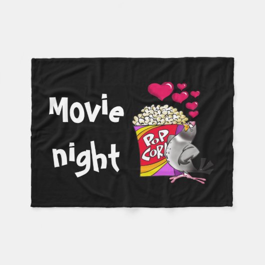 Couverture Polaire Soirée cinéma (Devant (Horizontal))