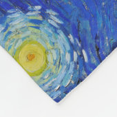 Couverture Polaire Soirée Van Gogh Starry. Impressionnisme art vintag (Coin)