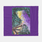 Couverture Polaire Soirée violette (Devant (Horizontal))