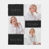 Couverture Polaire Soixante ans jeune moderne 3 photo (Devant)