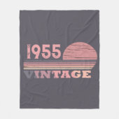 Couverture Polaire Soixante-dix vintages 70e anniversaire personnalis (Devant)