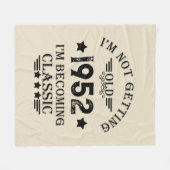 Couverture Polaire Soixante-dix vintages 70e anniversaire personnalis (Devant (Horizontal))