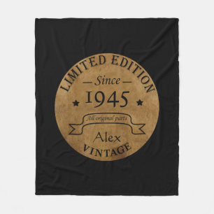 Couverture Polaire Soixante-dix vintages fête du 80e anniversaire