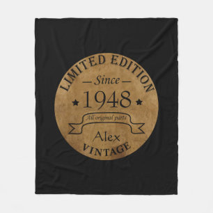 Couverture Polaire Soixante-quinze vintage 75e anniversaire