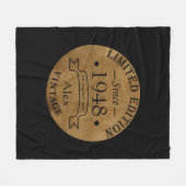 Couverture Polaire Soixante-quinze vintage 75e anniversaire (Devant (Horizontal))