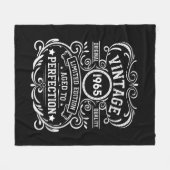 Couverture Polaire Soixante vintage 60e anniversaire (Devant (Horizontal))