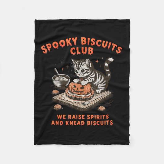Couverture Polaire Soky Biscuits Club Cat Halloween Cuisson (Devant)