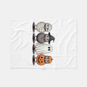 Couverture Polaire Soky Ghost Kiwi Bird Pumpkin Halloween Skeleton (Devant (Horizontal))
