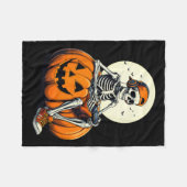 Couverture Polaire Soky Pumpkin & Skeleton Gamer Tee _ Boys & (Devant (Horizontal))