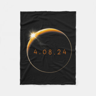 Couverture Polaire Solar Eclipse 2024 040824 Eclipse Hommes Femmes En