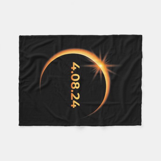 Couverture Polaire Solar Eclipse 2024 Amérique Totalité 04 08 24 Spri (Devant (Horizontal))