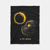 Couverture Polaire Solar Eclipse 2024 Chemise Total Eclipse 8 avril 2 (Devant)