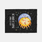 Couverture Polaire Solar Eclipse 2024 Joli Solar Eclipse Enfants Garç (Devant (Horizontal))