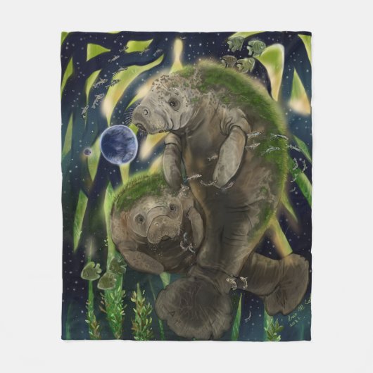 Couverture Polaire Solde fragile Manatee (Devant)