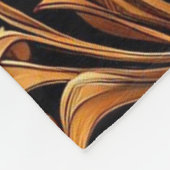 Couverture Polaire Soleil bleu et or (Coin)