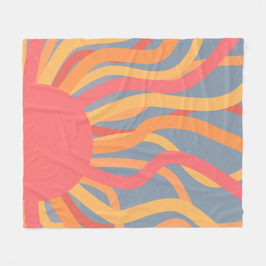 Couverture Polaire Soleil d'été (Devant (Horizontal))