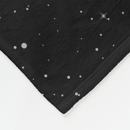Couverture Polaire Soleil et étoiles dans l'espace (Coin)