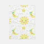 Couverture Polaire Soleil Et Lune (Devant)