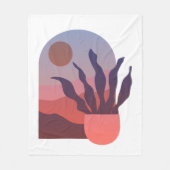 Couverture Polaire Soleil et Plante du sud-ouest (Devant)