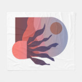 Couverture Polaire Soleil et Plante du sud-ouest (Devant (Horizontal))