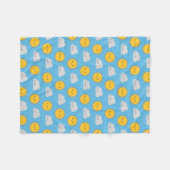 Couverture Polaire Soleil et pluie mignons (Devant (Horizontal))