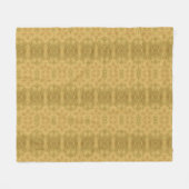 Couverture Polaire Soleil jaune or brillant motif (Devant (Horizontal))