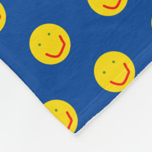Couverture Polaire Soleil souriant, visage joyeux