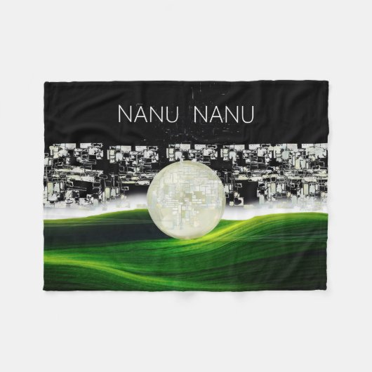 COUVERTURE POLAIRE SOLEIL SUR LA LUNE (Devant (Horizontal))