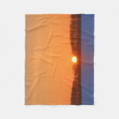 Couverture Polaire Soleil sur prairie | Manitoba, Canada (Devant)