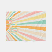 Couverture Polaire soleil vintage (Devant (Horizontal))