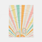 Couverture Polaire soleil vintage (Devant)