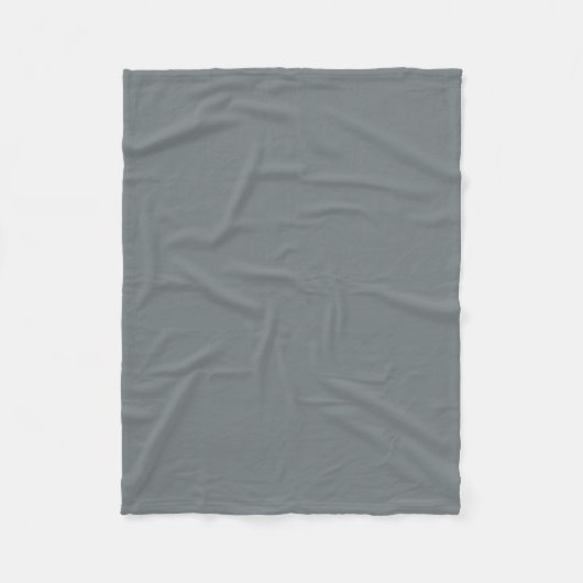 Couverture Polaire Solid Color : Charcoal Gray (Devant)