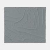 Couverture Polaire Solid Color : Charcoal Gray (Devant (Horizontal))