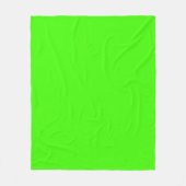 Couverture Polaire Solid Color : Lime Green (Devant)