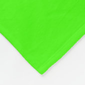 Couverture Polaire Solid Color : Lime Green (Coin)
