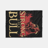 Couverture Polaire Solide Comme Un Bâtiment De Poids À Taureau 1 (Devant (Horizontal))