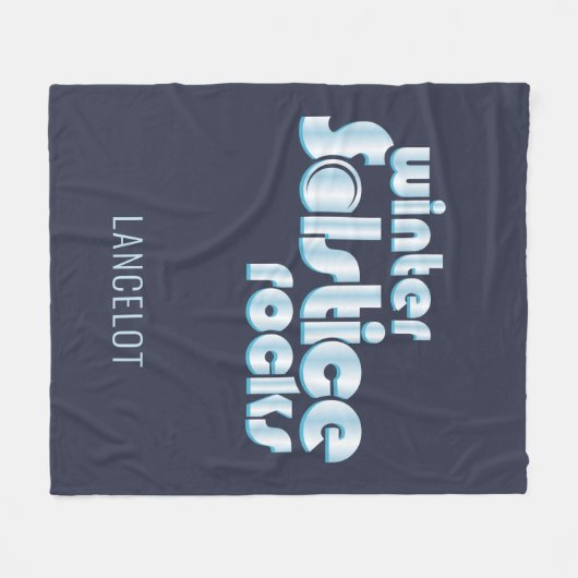 Couverture Polaire Solstice d'hiver Rocks Midwinter Novelty (Devant (Horizontal))